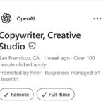 OpenAI ищет копирайтера за миллион