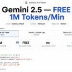 Миллион бесплатных токенов Gemini